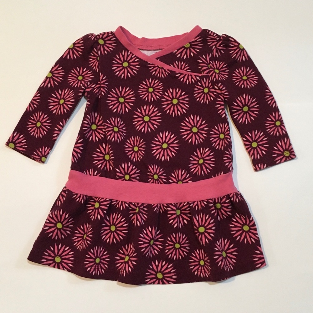 Tea Collection Wrap Neck Dress Infant 6-12 Months